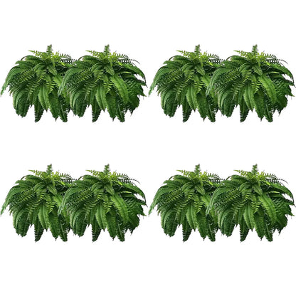 🔥 On Sale Only Today 🌱 UV Resistant Ferns Artificial Plants Large for Planters, Office & Home Decor, Outdoor & Indoor