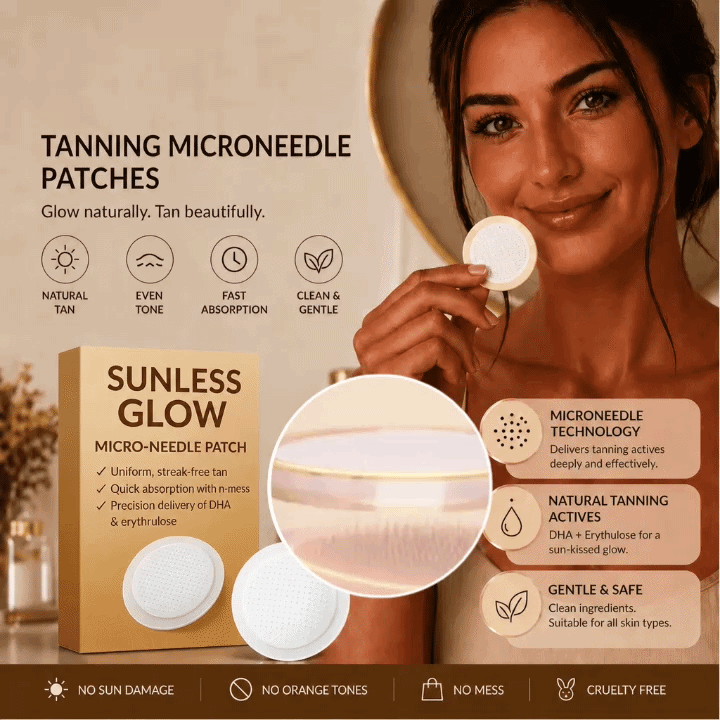 ✨  Transdermal Tanning Patch ⚡ No Sun, No Streaks, Just a Natural Tan  Glow 🌞