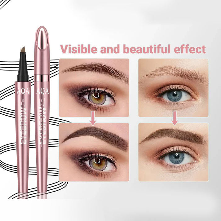 The Precision Micro-Fork Brow Pen: 36-Hour Waterproof Formula for Naturally Defined, Flawless Brows (Vegan & Cruelty-Free)