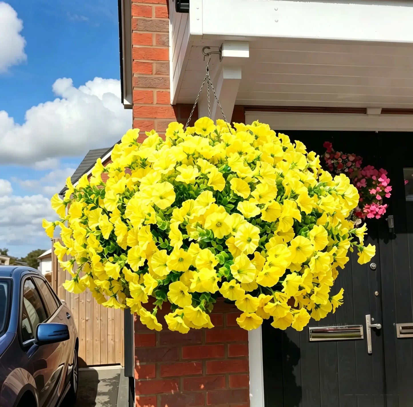 🔥 On Sale Only Today 🌸 UV Resistant Artificial Petunias Flowers for Planters, Patio, Garden & Home Decor, Outdoor & Indoor