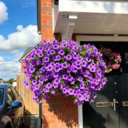 🔥 On Sale Only Today 🌸 UV Resistant Artificial Petunias Flowers for Planters, Patio, Garden & Home Decor, Outdoor & Indoor