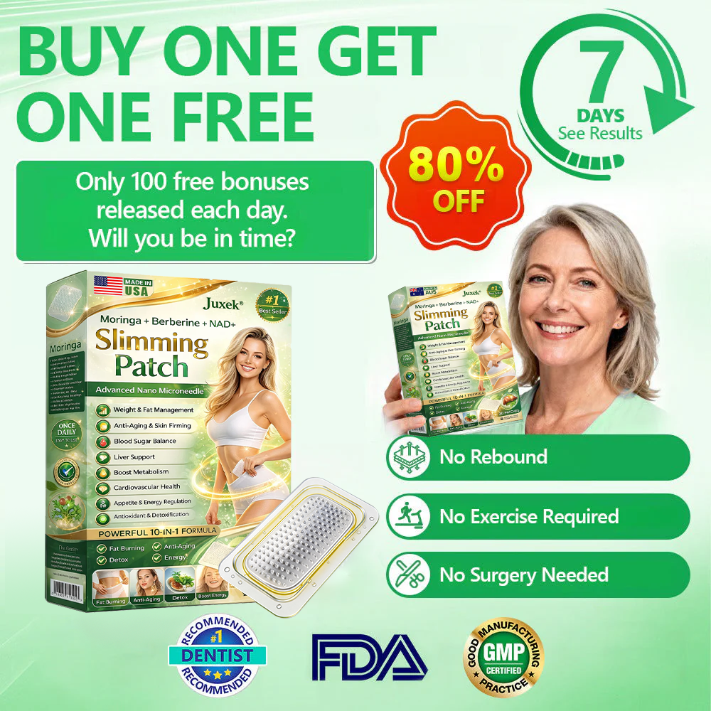 New 2026 Upgrade: Juxek® Berberine 10-in-1 Nano Microneedle Patch with Science-Backed Formula